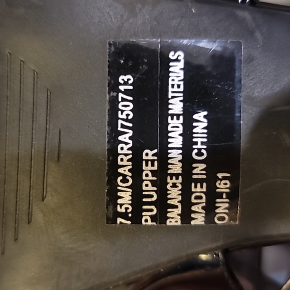 Daisy Fuentes 7.5 "carra" stiletto heels shiny black forefoot platform - Picture 6 of 13